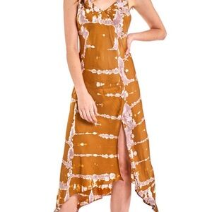 Young Fabulous & Broke Ciara tie-dye midi slip dress